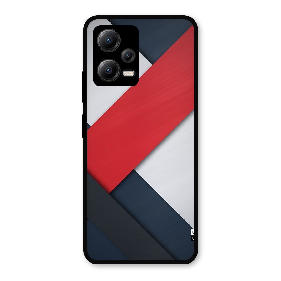 Classic Bold Metal Back Case for Redmi Note 12 5G