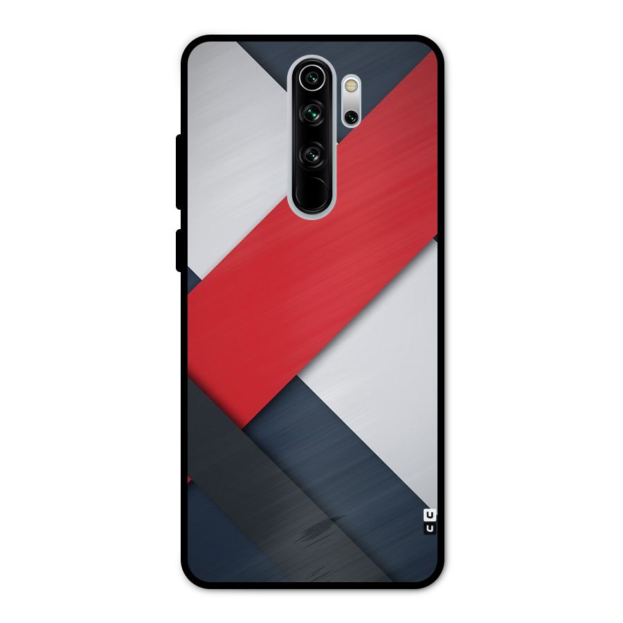 Classic Bold Metal Back Case for Redmi Note 8 Pro