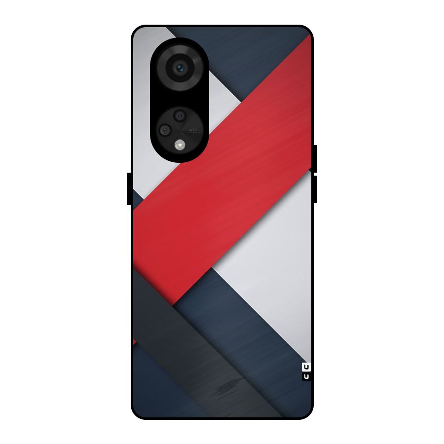 Classic Bold Metal Back Case for Reno8 T 5G