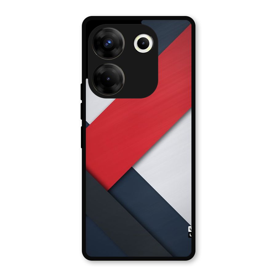Classic Bold Metal Back Case for Tecno Camon 20