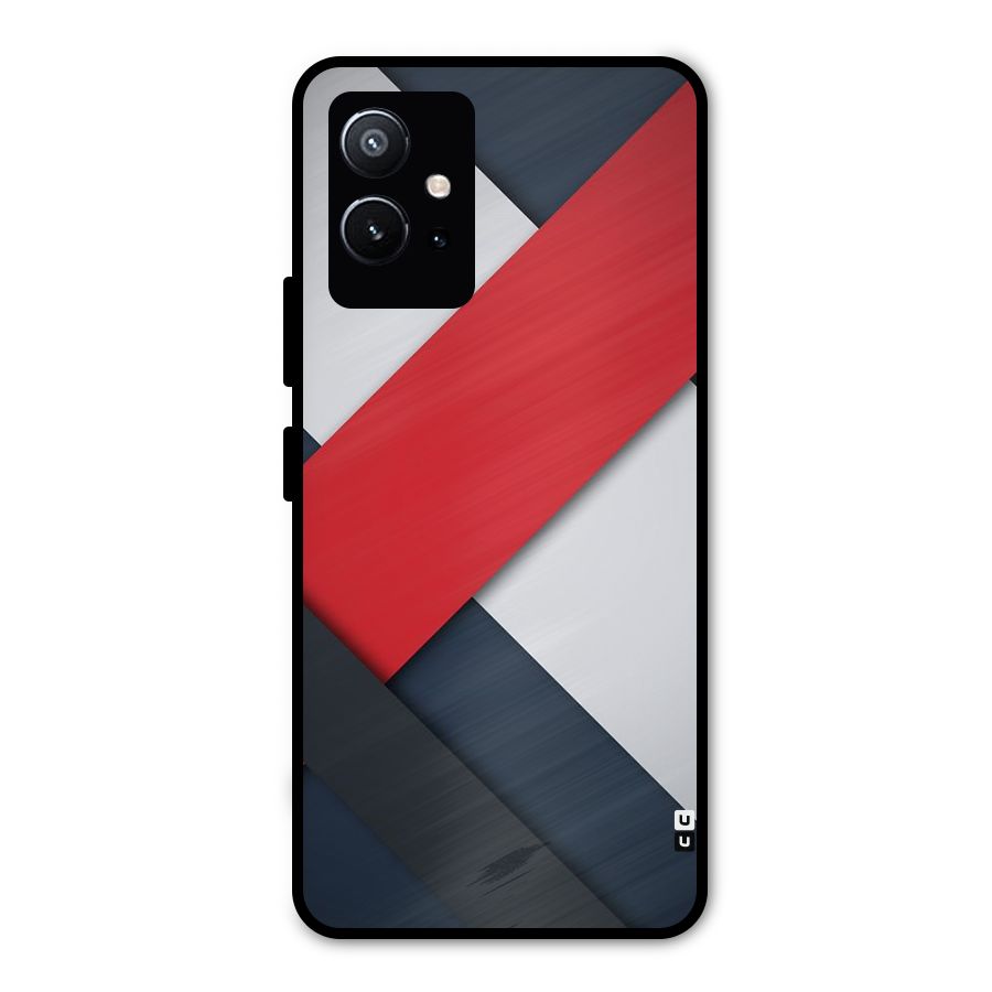 Classic Bold Metal Back Case for Vivo T1 5G