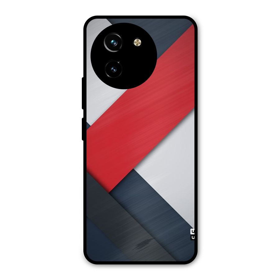 Classic Bold Metal Back Case for Vivo T3x