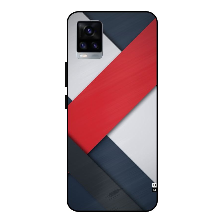 Classic Bold Metal Back Case for Vivo V20 2021