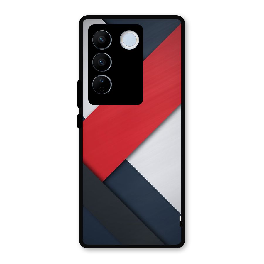 Classic Bold Metal Back Case for Vivo V27