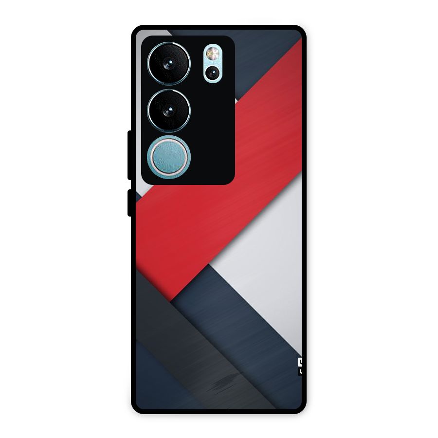 Classic Bold Metal Back Case for Vivo V29