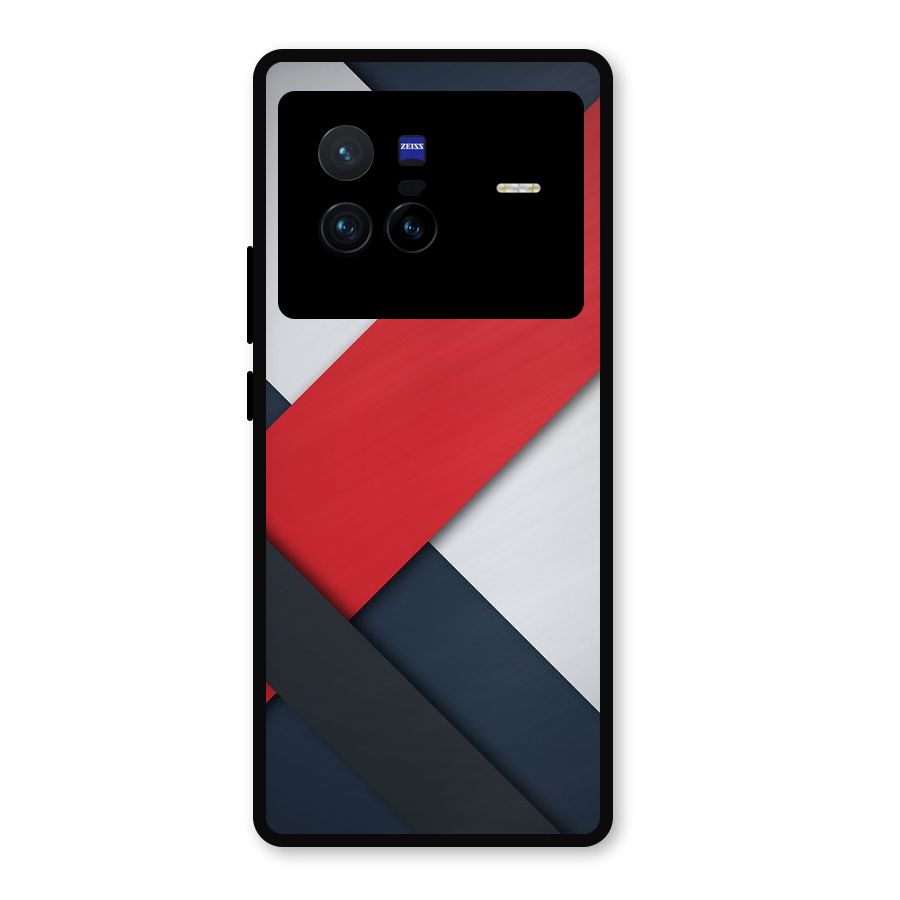 Classic Bold Metal Back Case for Vivo X80