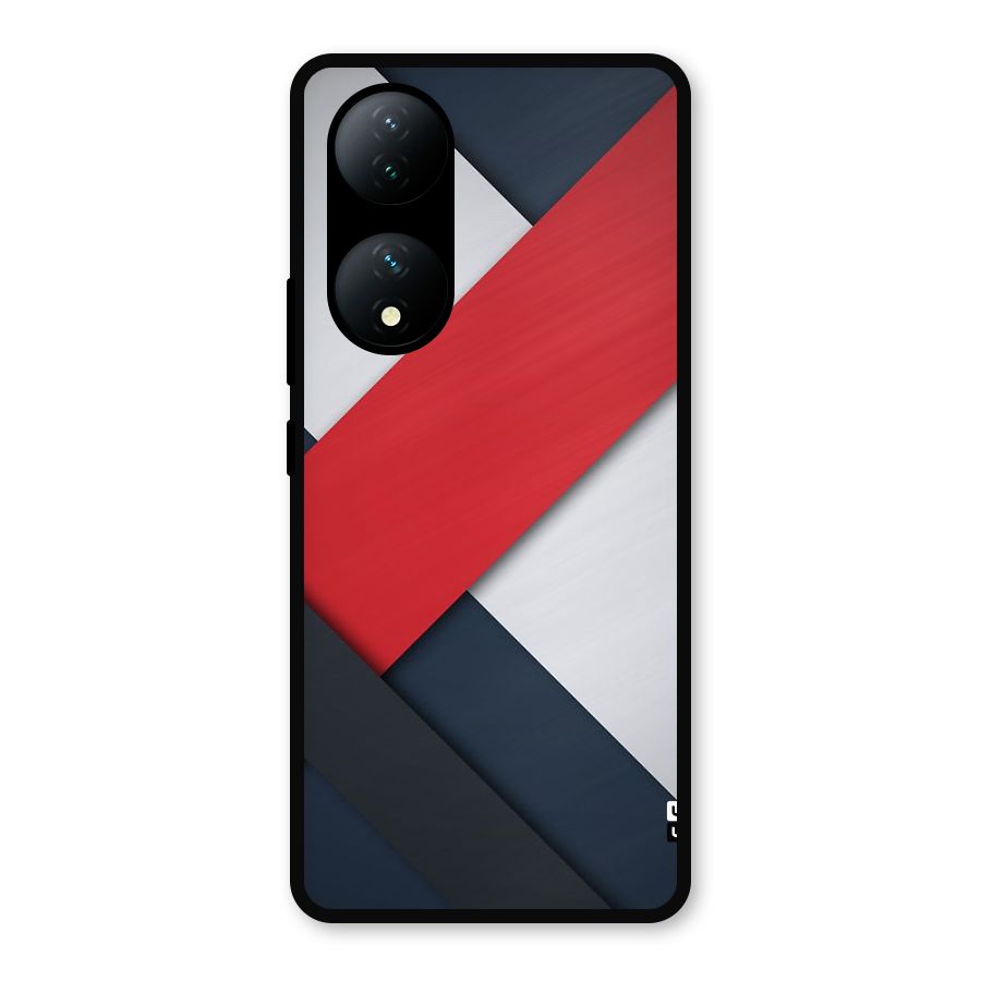 Classic Bold Metal Back Case for Vivo Y100a