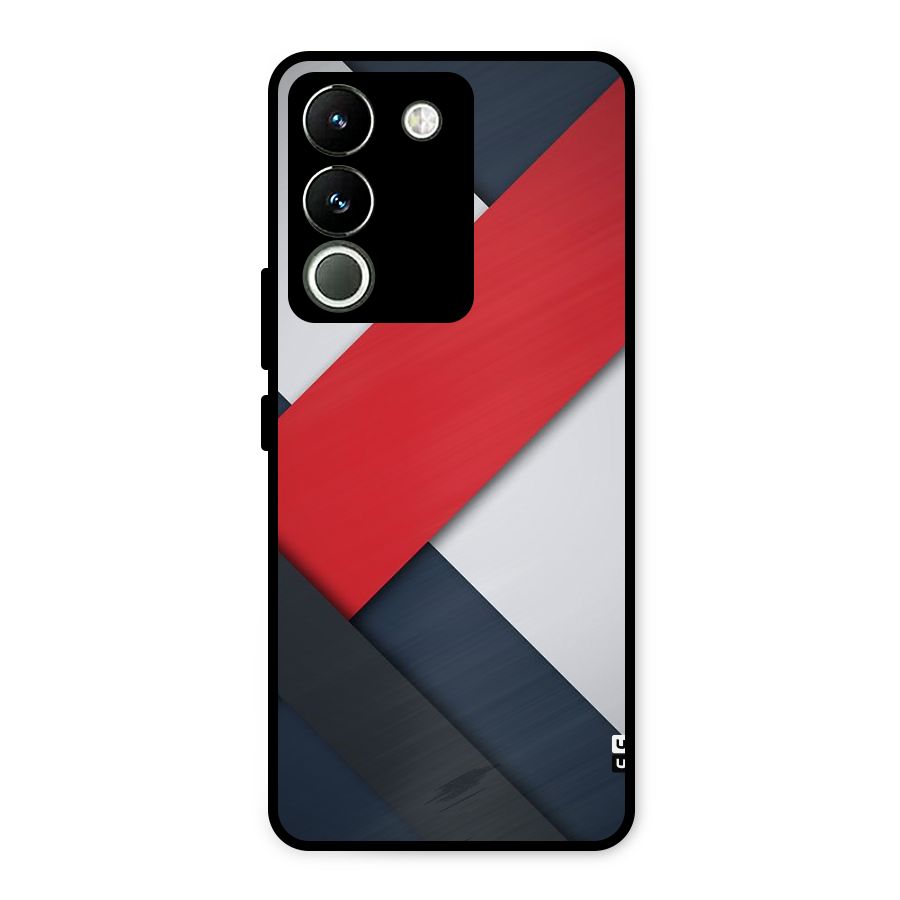 Classic Bold Metal Back Case for Vivo Y200