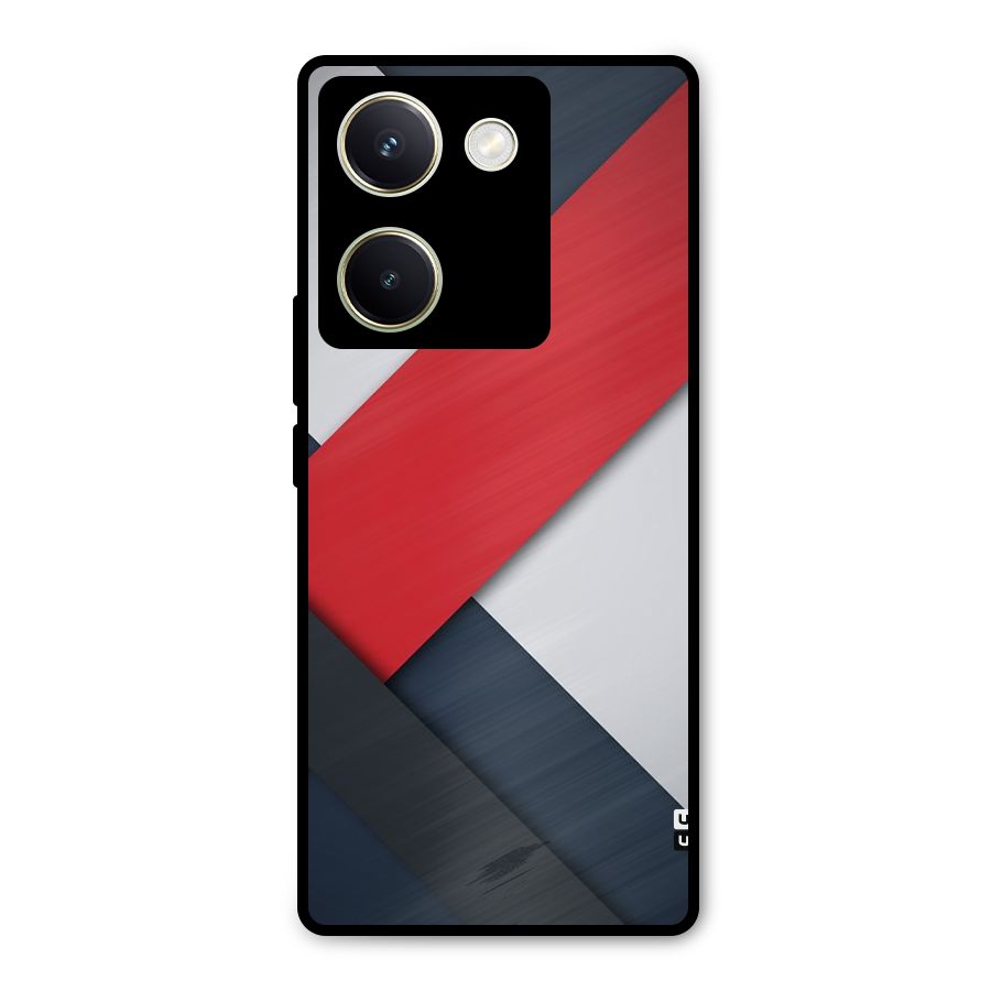 Classic Bold Metal Back Case for Vivo Y200 Pro