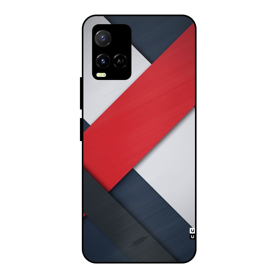 Classic Bold Metal Back Case for Vivo Y21T
