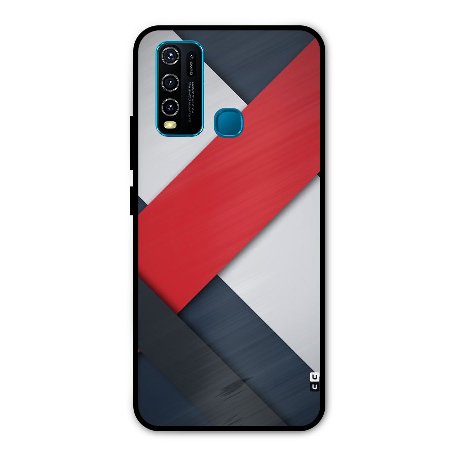 Classic Bold Metal Back Case for Vivo Y30