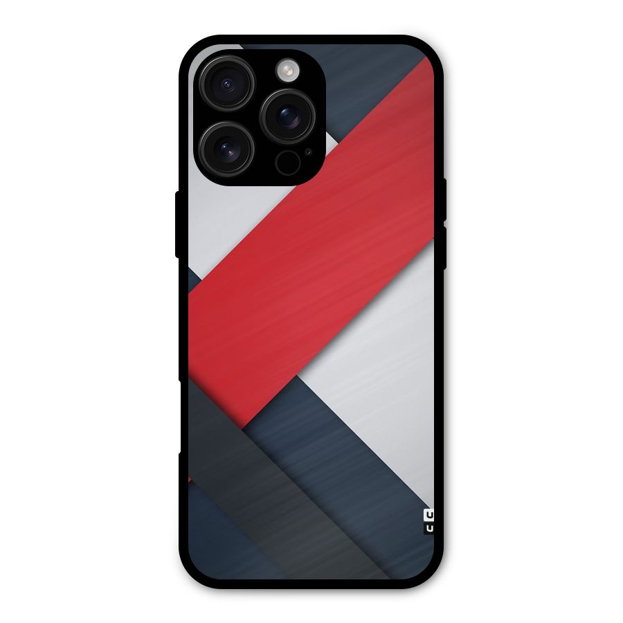 Classic Bold Metal Back Case for iPhone 16 Pro Max