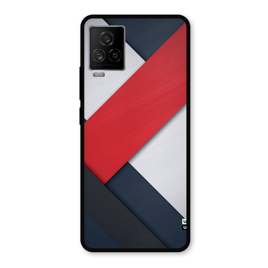 Classic Bold Metal Back Case for iQOO 7 Legend 5G