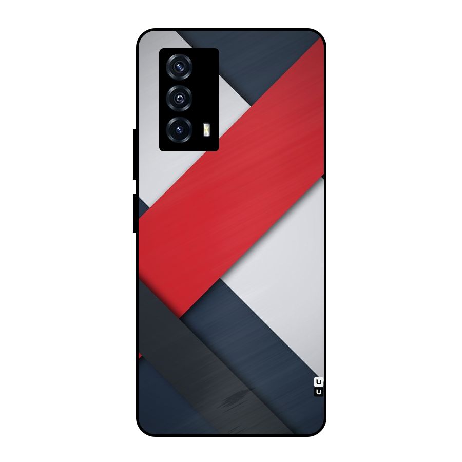 Classic Bold Metal Back Case for iQOO Z5