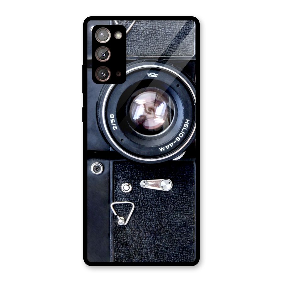 Classic Camera Glass Back Case for Galaxy Note 20