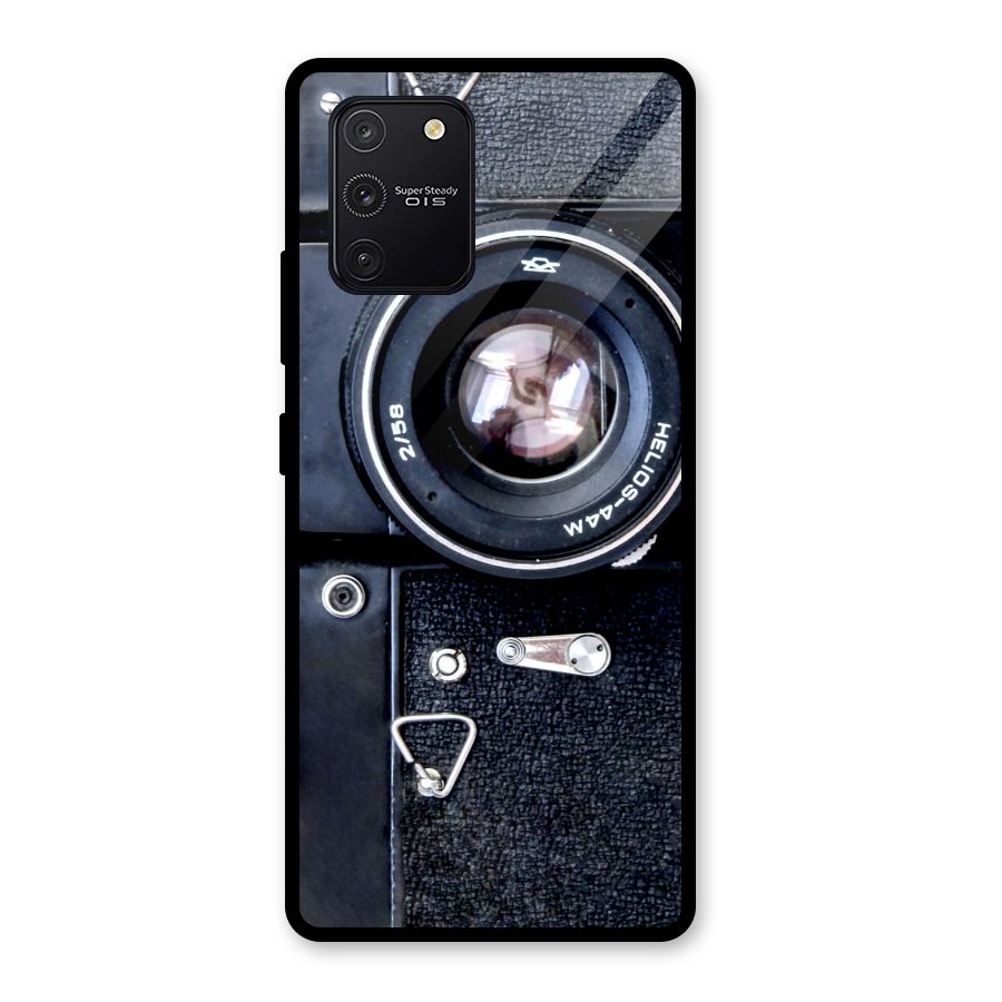 Classic Camera Glass Back Case for Galaxy S10 Lite