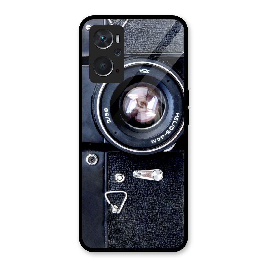 Classic Camera Glass Back Case for Oppo K10 4G