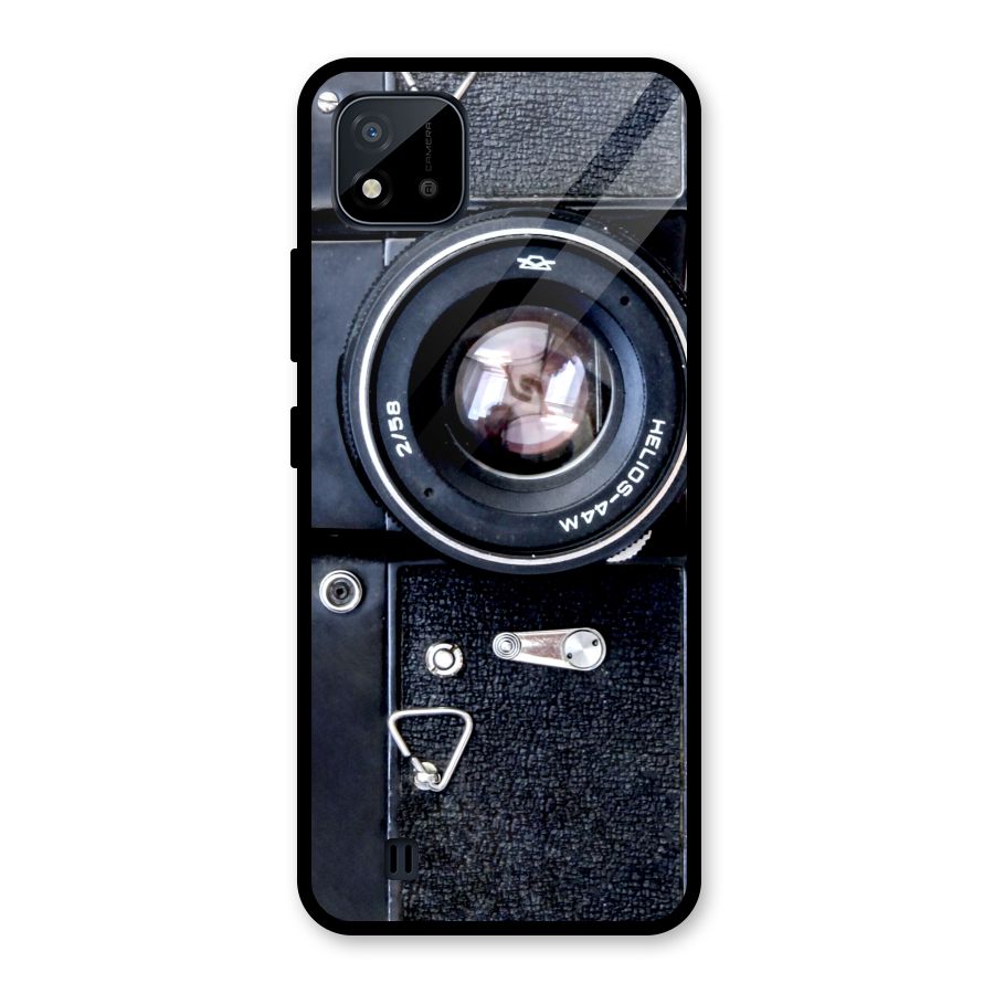 Classic Camera Glass Back Case for Realme C11 2021