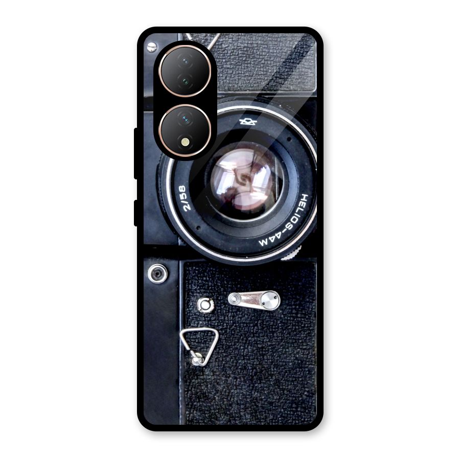 Classic Camera Glass Back Case for Vivo Y100A