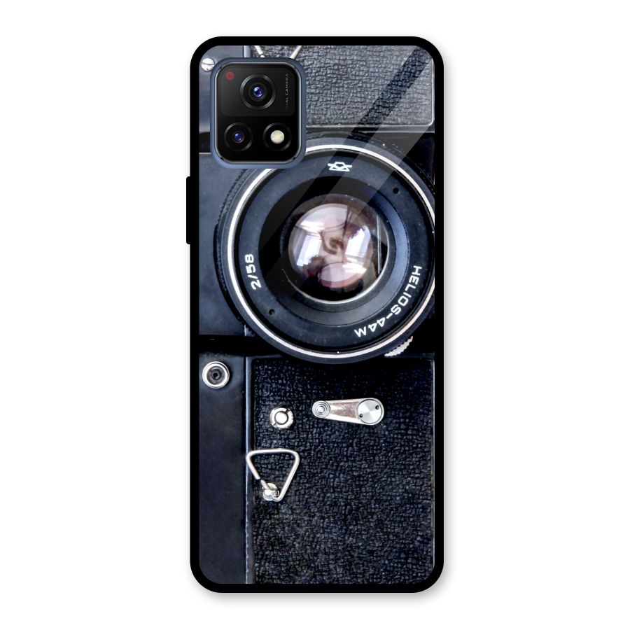 Classic Camera Glass Back Case for Vivo Y72 5G