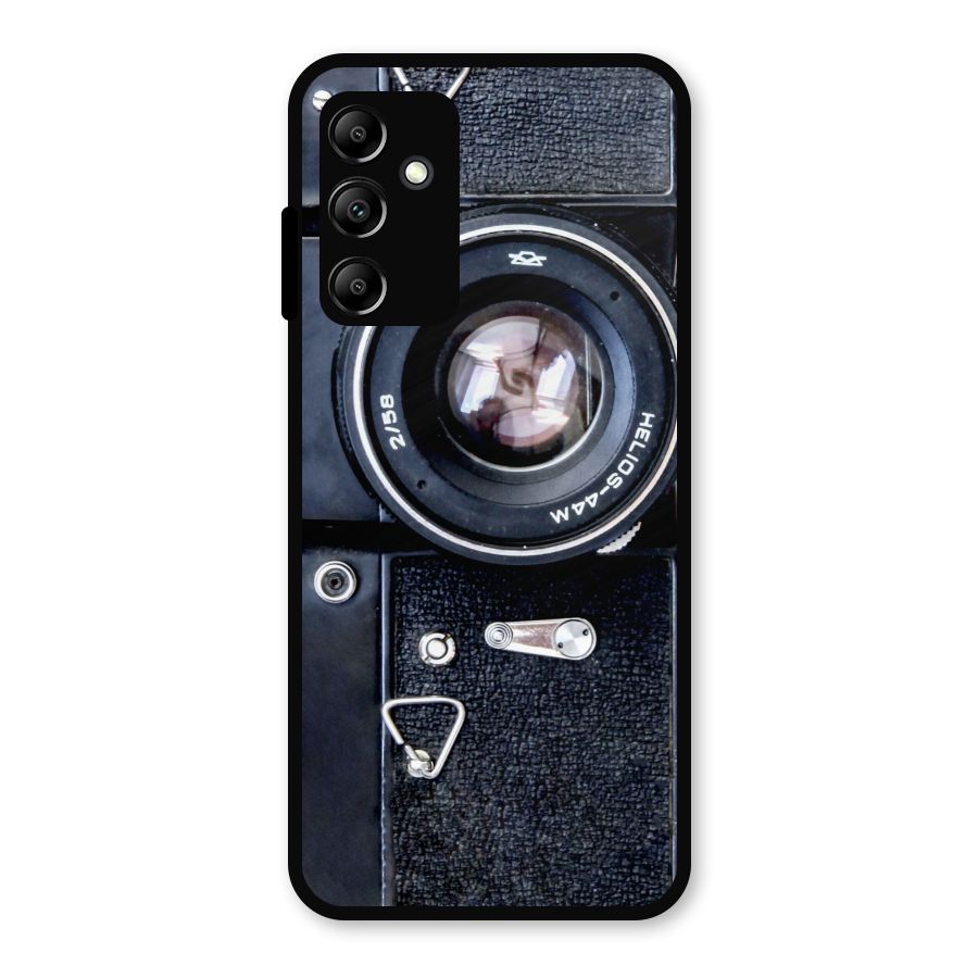 Classic Camera Metal Back Case for Galaxy A14 5G