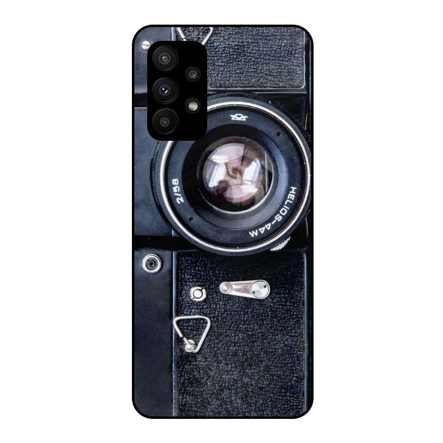 Classic Camera Metal Back Case for Galaxy A23