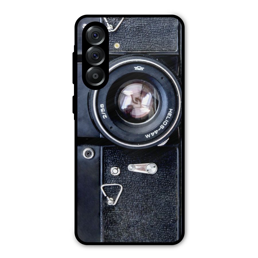 Classic Camera Metal Back Case for Galaxy A36