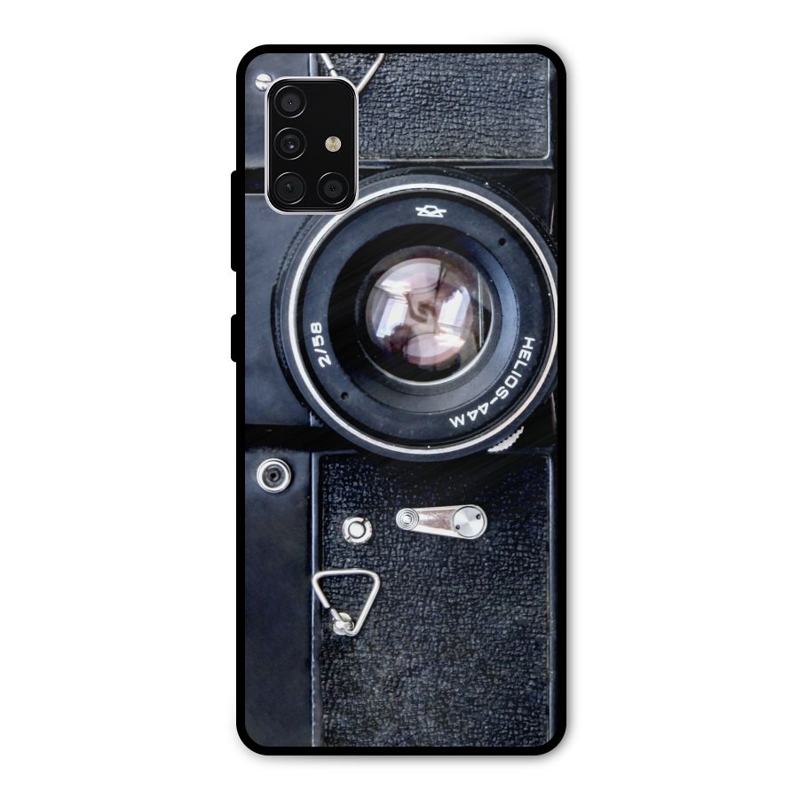 Classic Camera Metal Back Case for Galaxy A51