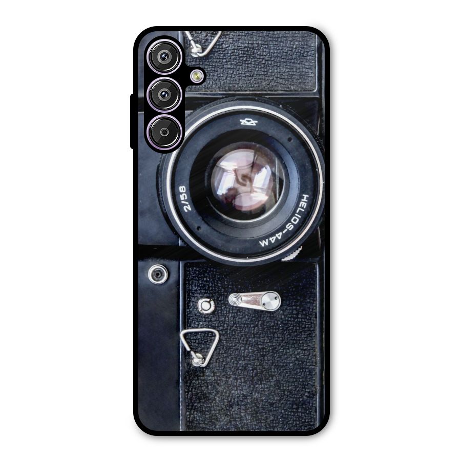 Classic Camera Metal Back Case for Galaxy F15