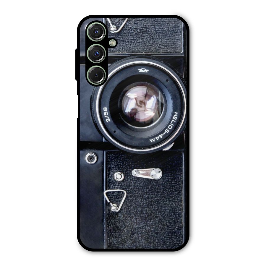 Classic Camera Metal Back Case for Galaxy F34
