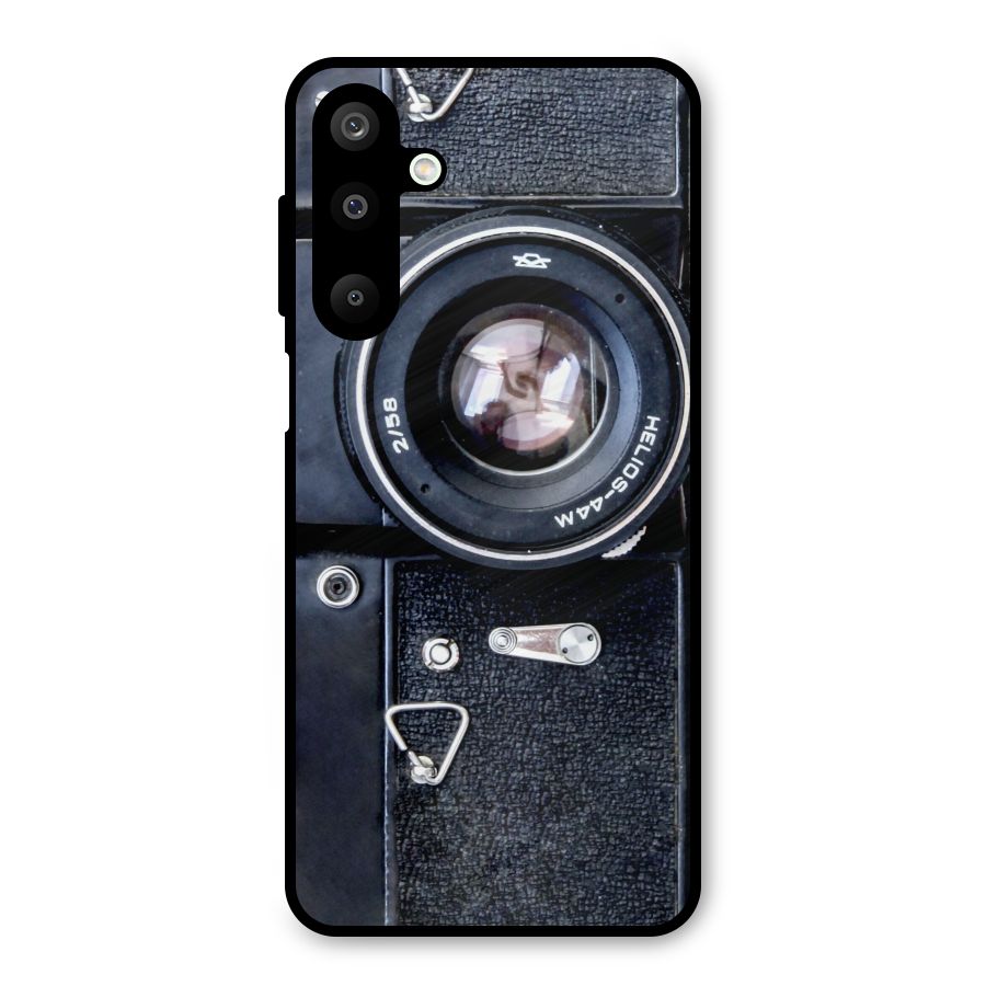 Classic Camera Metal Back Case for Galaxy M16