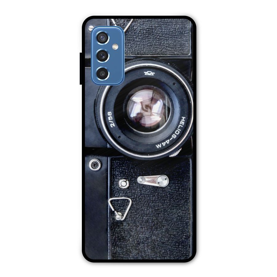 Classic Camera Metal Back Case for Galaxy M52 5G