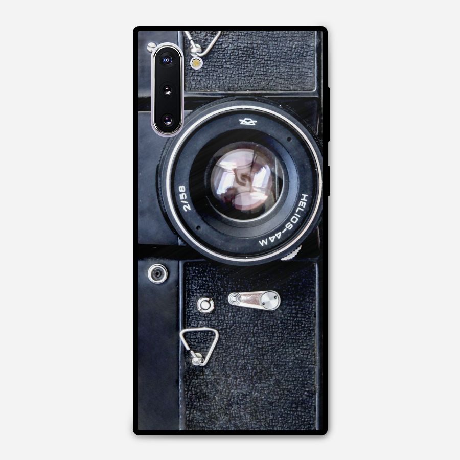 Classic Camera Metal Back Case for Galaxy Note 10