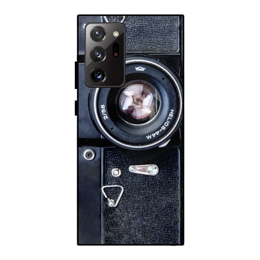 Classic Camera Metal Back Case for Galaxy Note 20 Ultra
