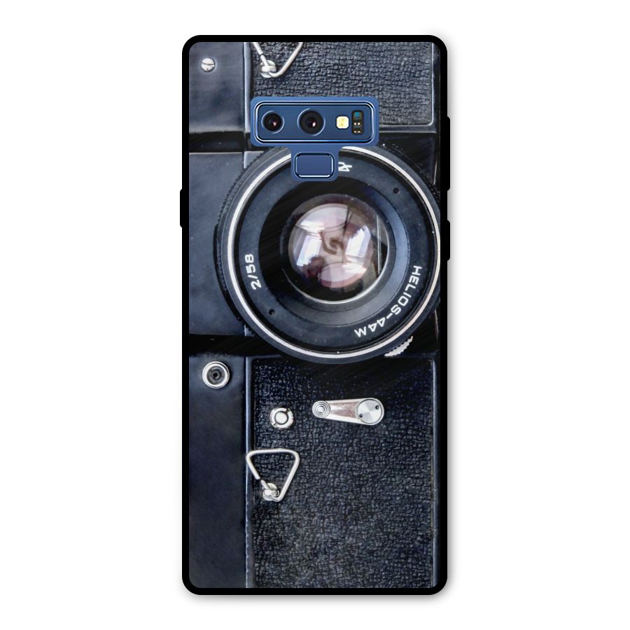 Classic Camera Metal Back Case for Galaxy Note 9