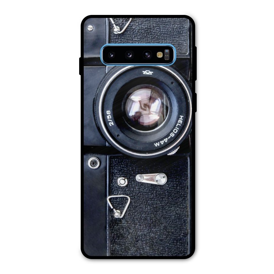 Classic Camera Metal Back Case for Galaxy S10