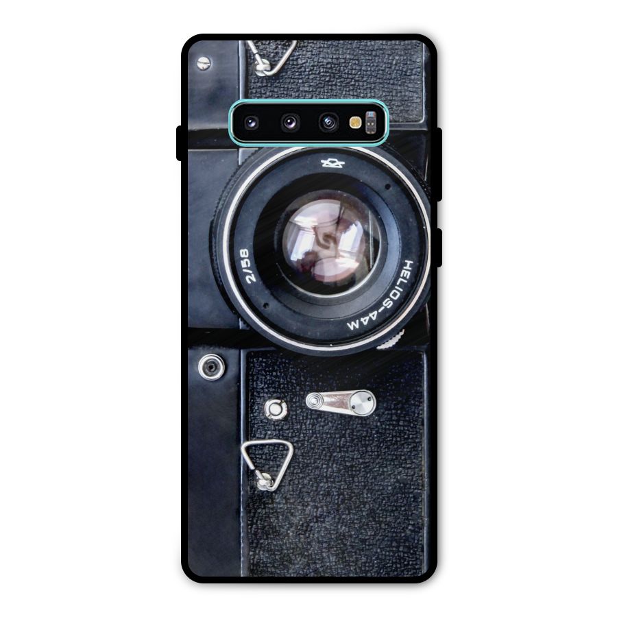 Classic Camera Metal Back Case for Galaxy S10 Plus