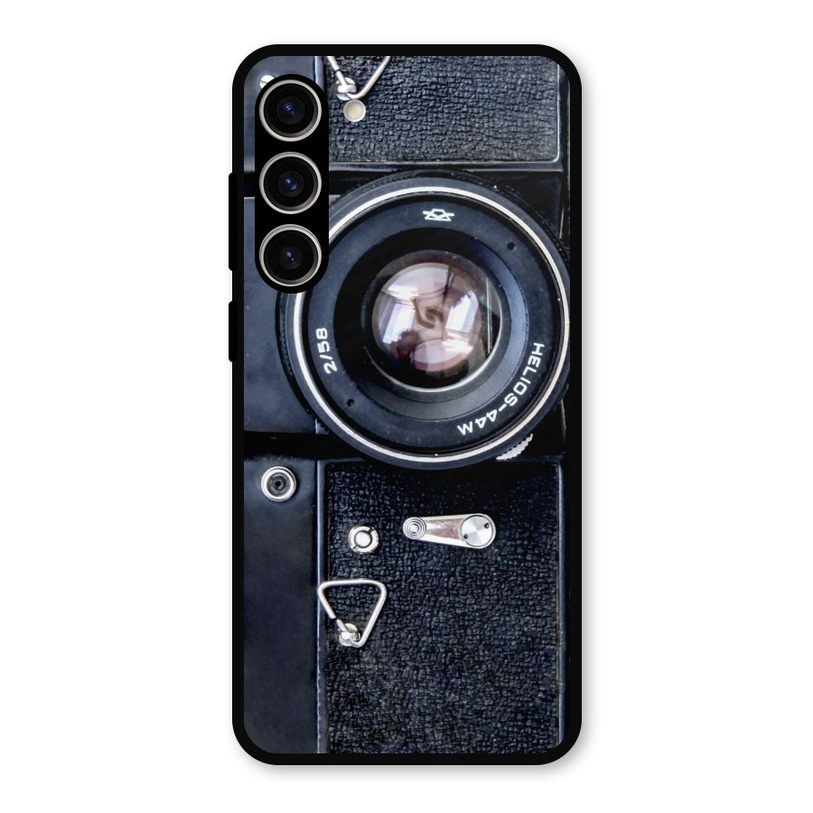 Classic Camera Metal Back Case for Galaxy S23 Plus