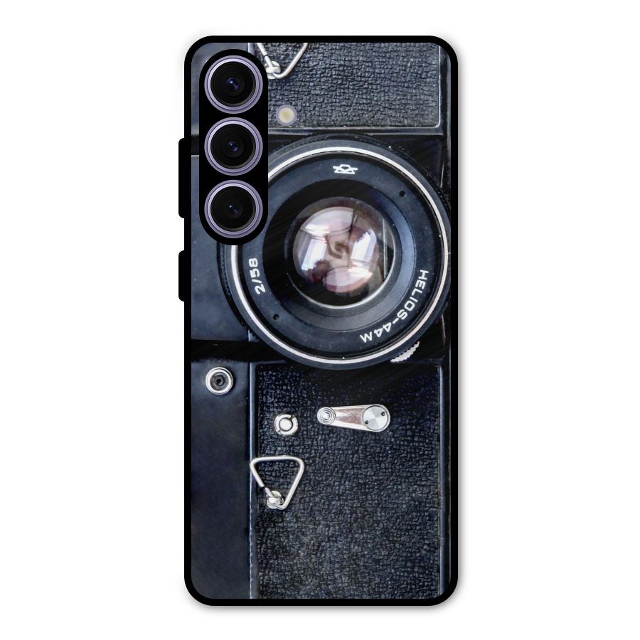 Classic Camera Metal Back Case for Galaxy S24
