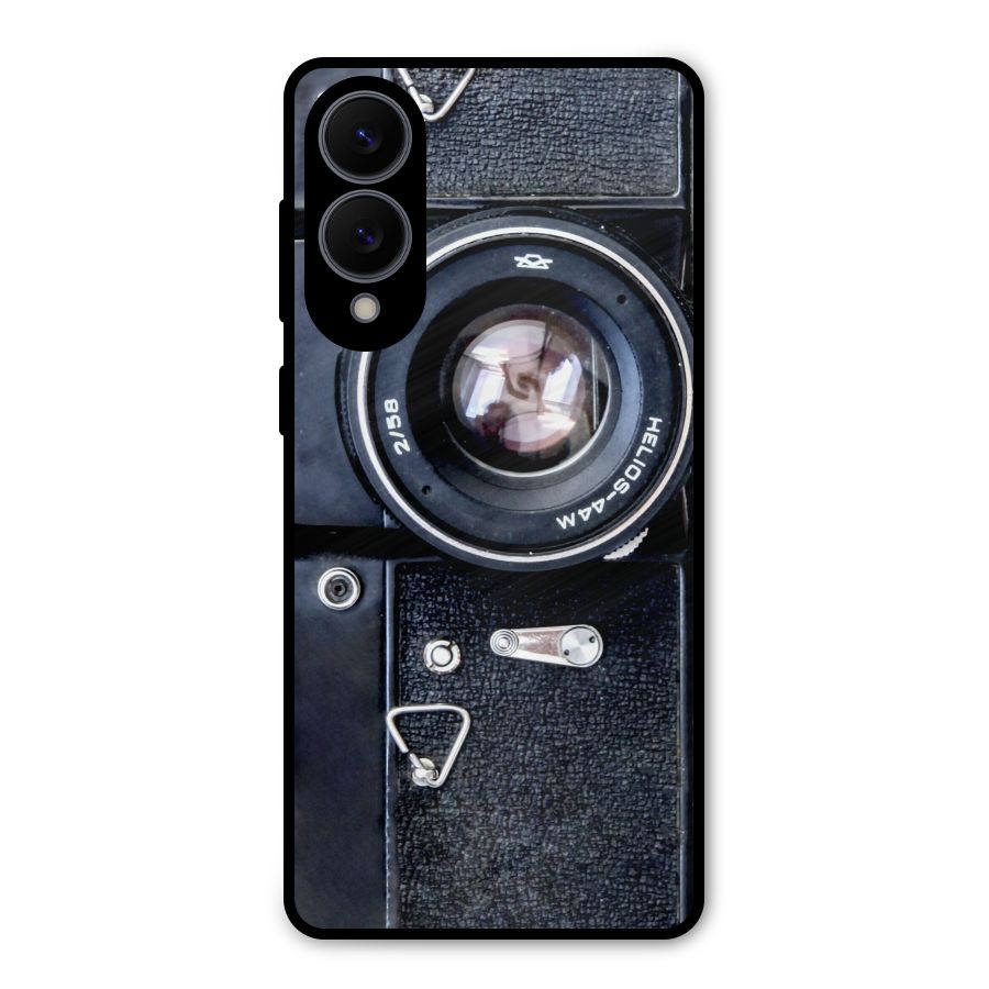 Classic Camera Metal Back Case for Galaxy S25 Edge