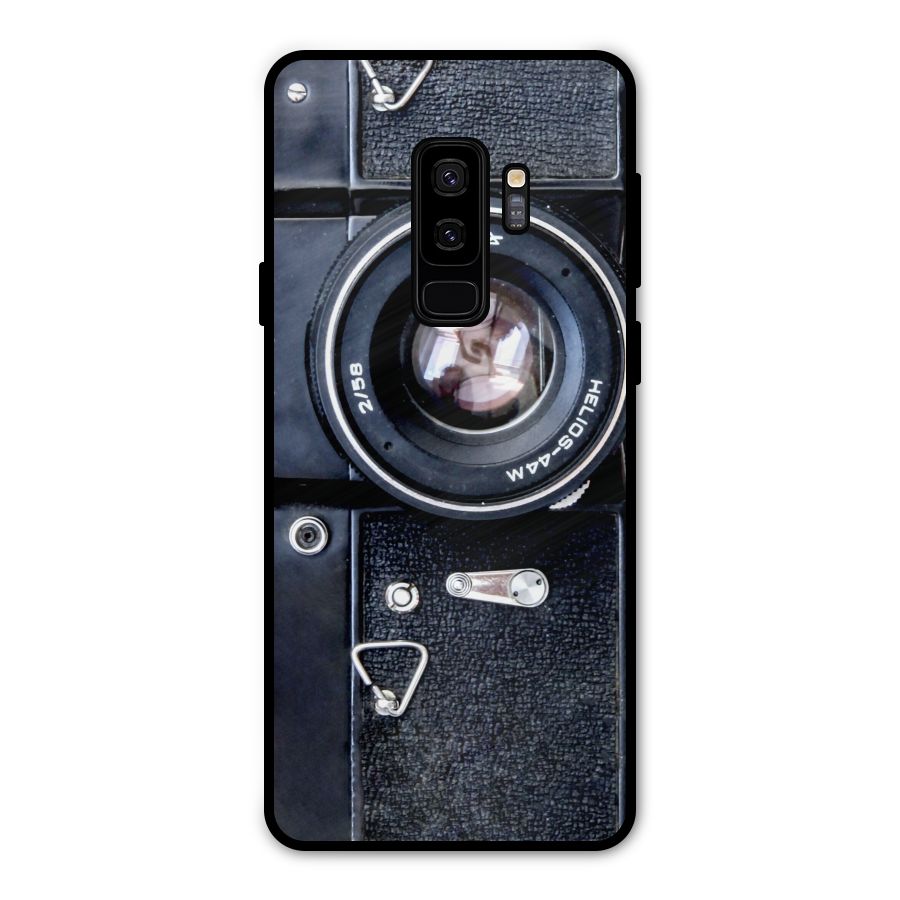 Classic Camera Metal Back Case for Galaxy S9 Plus