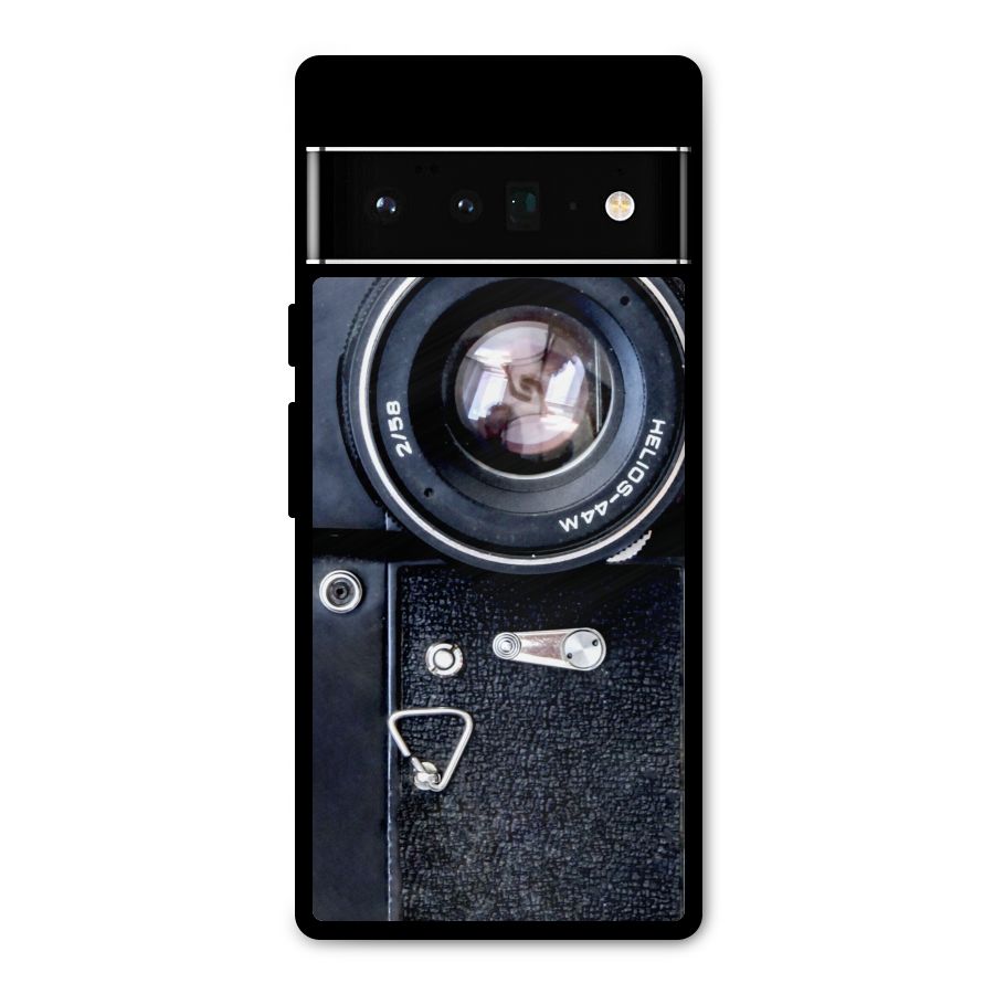 Classic Camera Metal Back Case for Google Pixel 6 Pro