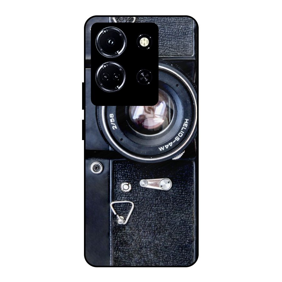 Classic Camera Metal Back Case for Infinix Note 30 5G