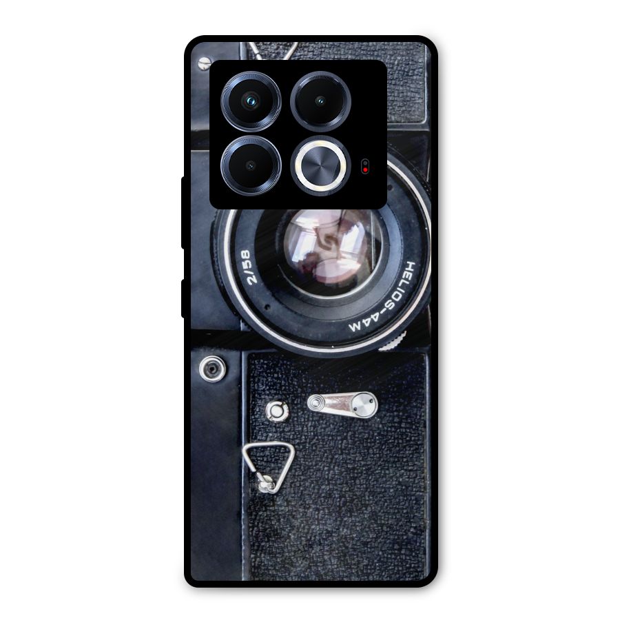 Classic Camera Metal Back Case for Infinix Note 40 5G