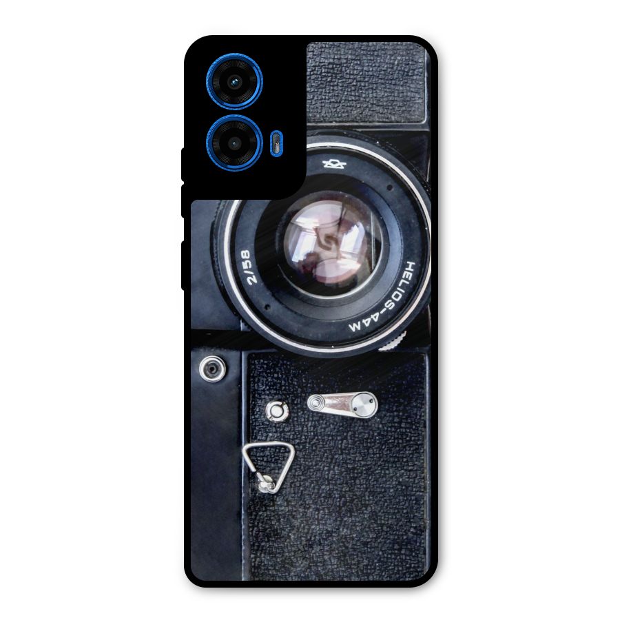 Classic Camera Metal Back Case for Moto G45