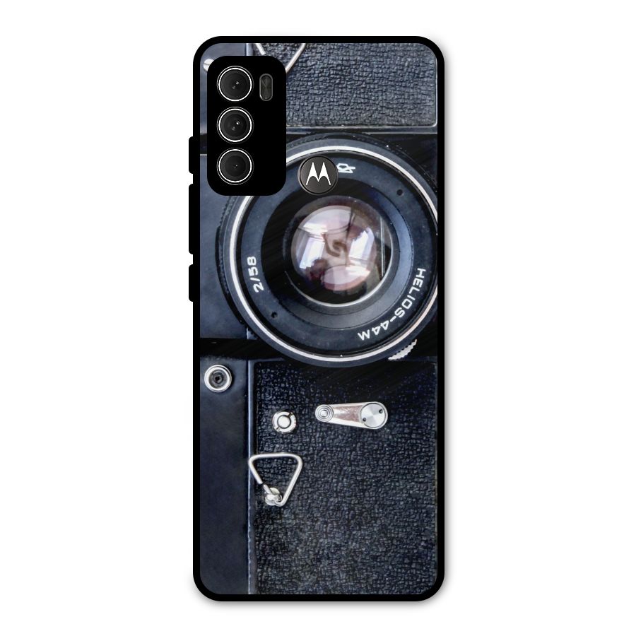Classic Camera Metal Back Case for Moto G60