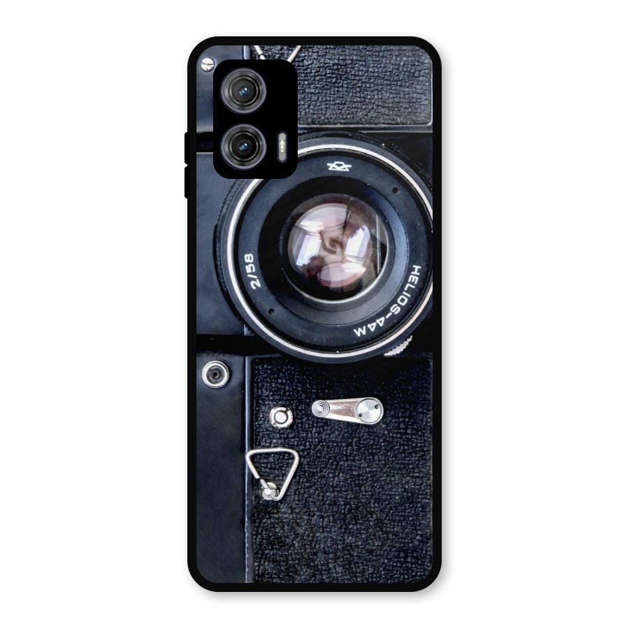 Classic Camera Metal Back Case for Moto G73