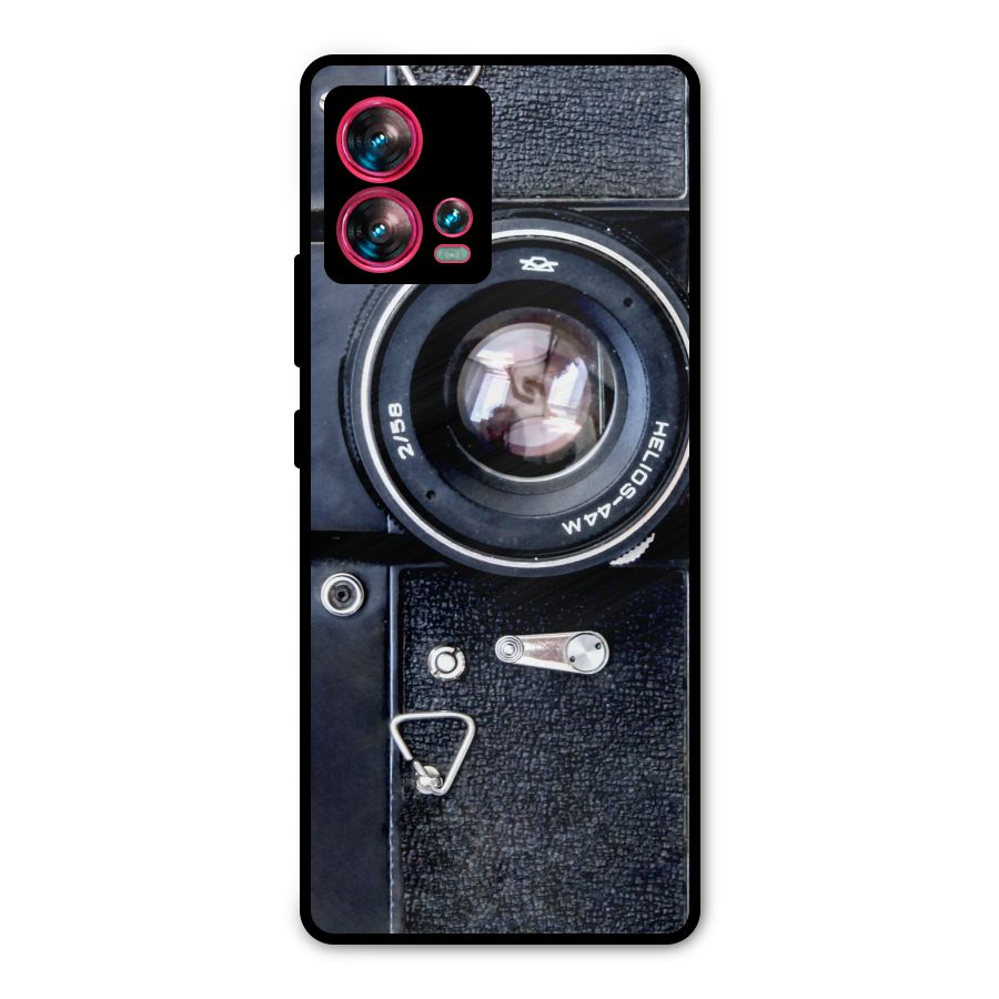 Classic Camera Metal Back Case for Motorola Edge 30 Fusion
