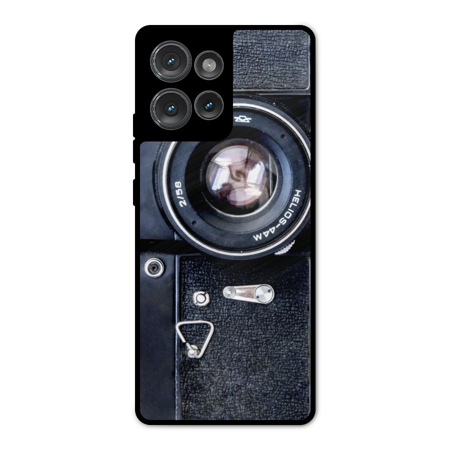 Classic Camera Metal Back Case for Motorola Edge 50
