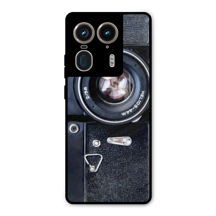 Classic Camera Metal Back Case for Motorola Edge 50 Ultra